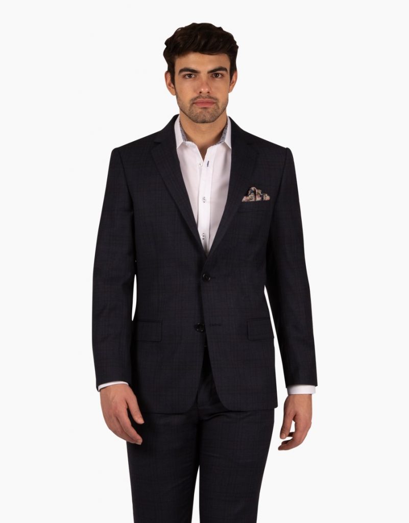 Rembrandt Navy Check Suit