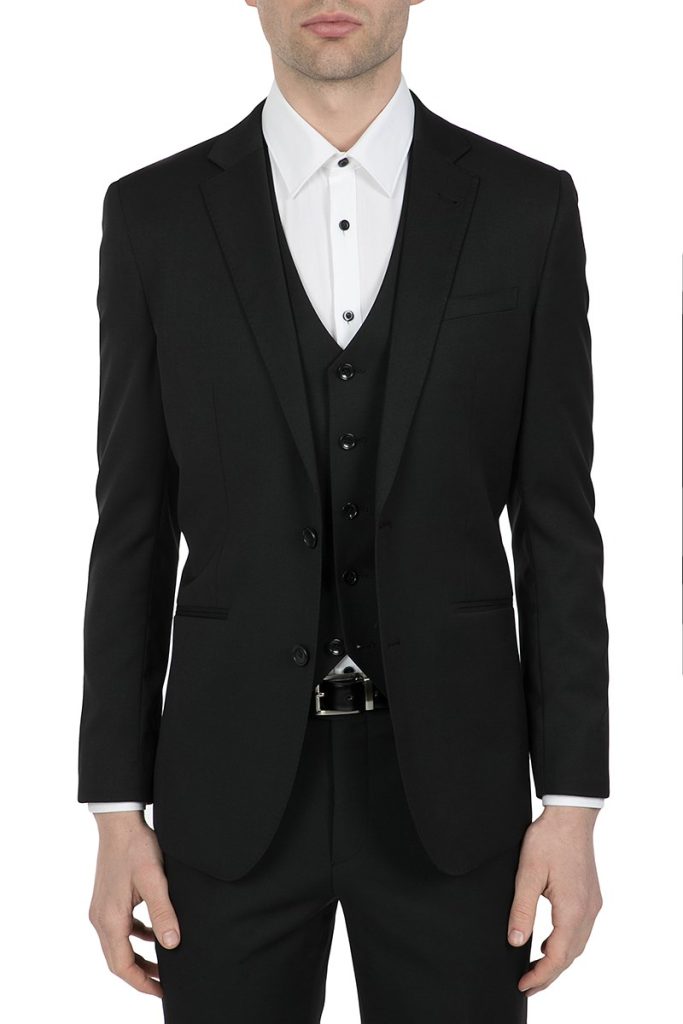 UBERSTONE BLACK SKINNY SUIT